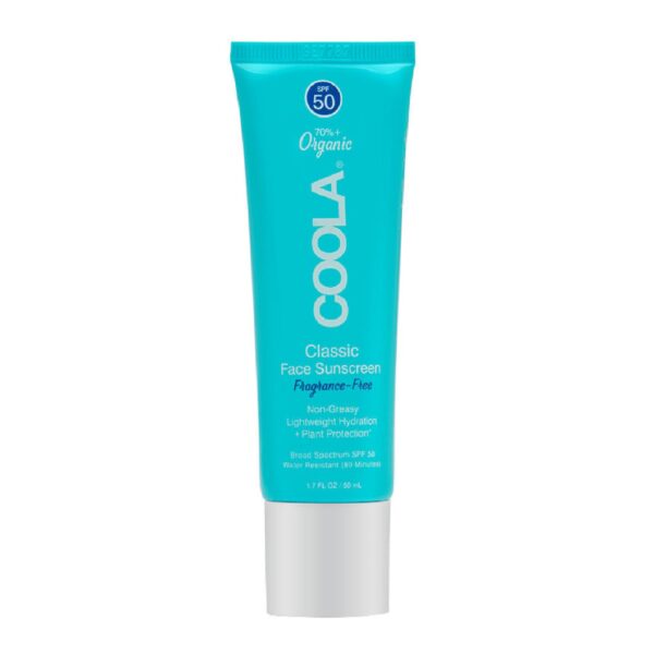 Coola Classic Face Sunscreen SPF 50 Fragrance Free 50ml