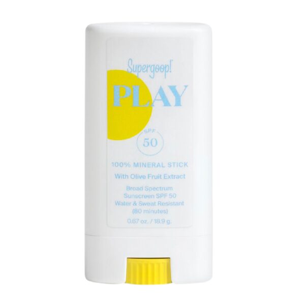 Supergoop PLAY 100% Mineral Stick with Olive Fruit Extract SPF 50 18.9g