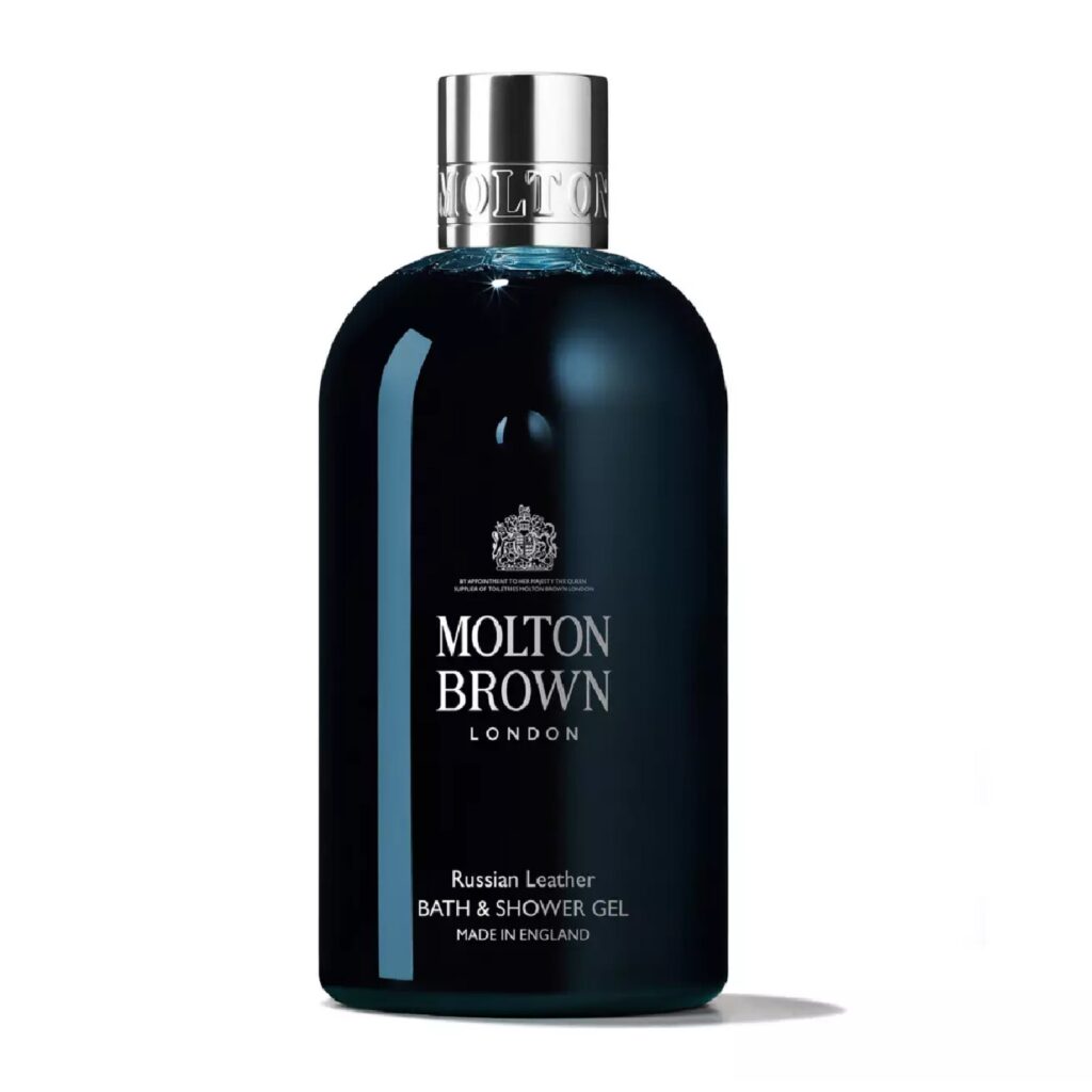 MOLTON BROWN Russian Leather Bath & Shower Gel 300ml Larchmont Beauty Center