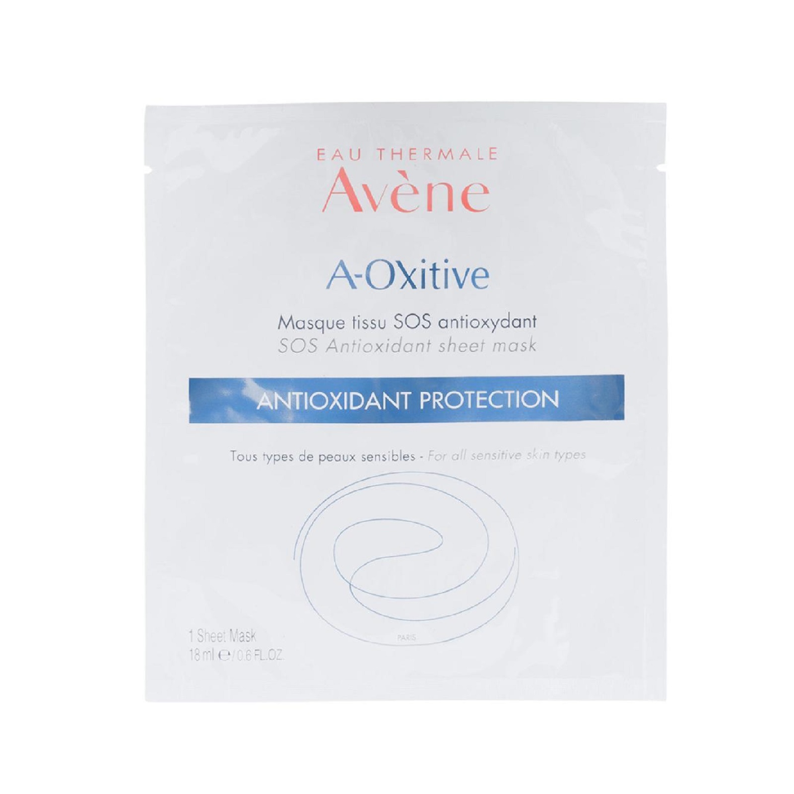 Avene A-OXitive SOS Antioxidant Sheet Mask Avene A-OXitive SOS Antioxidant Sheet Mask 18ml