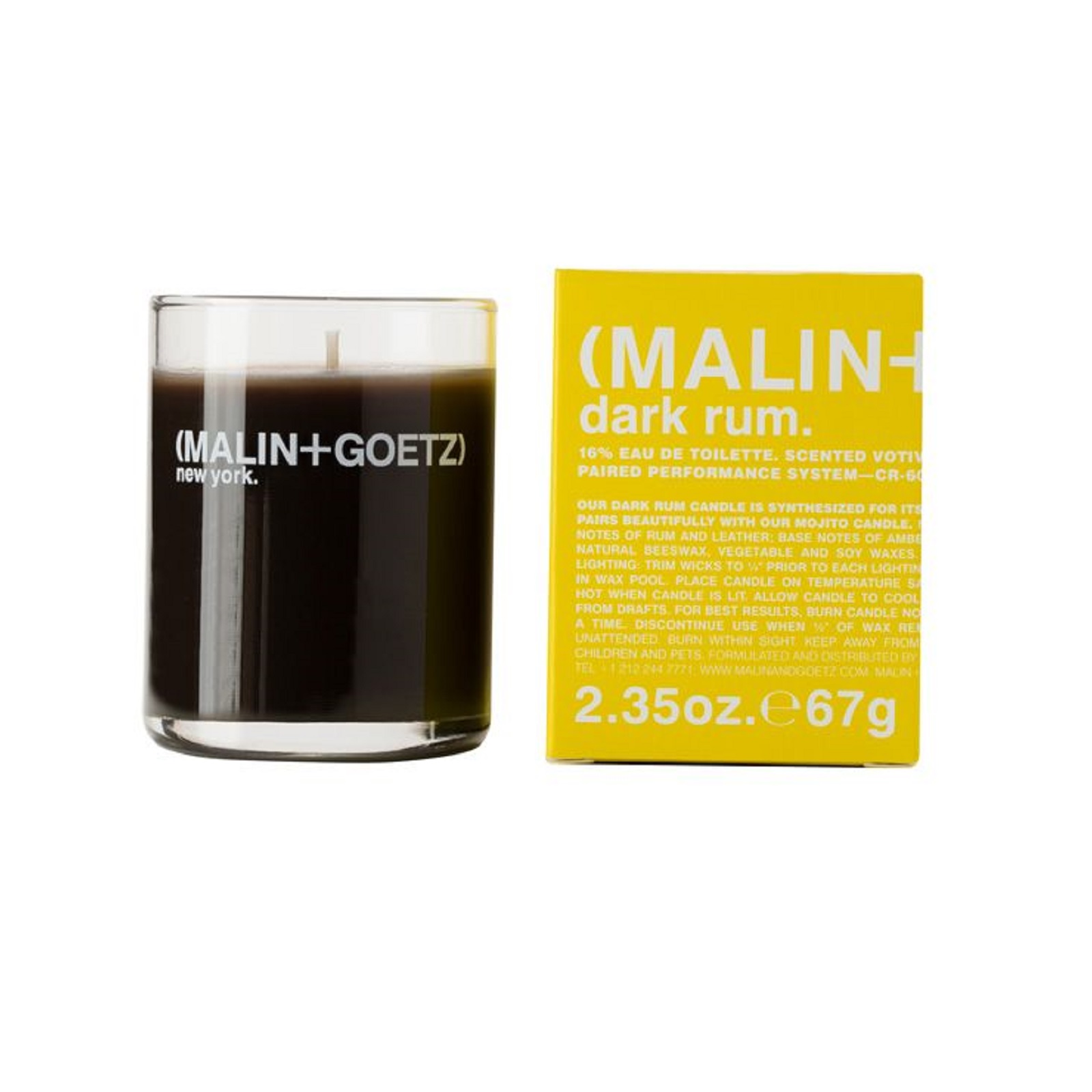 Malin Goetz Dark Rum Votive Malin Goetz Dark Rum Votive 67g