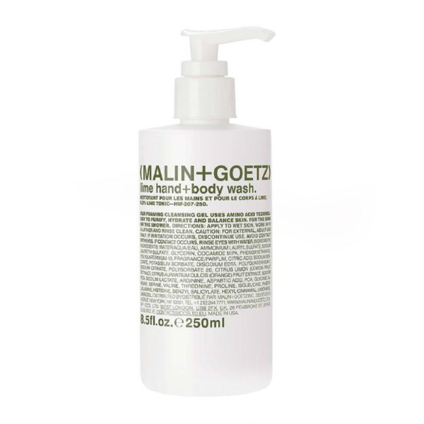 Malin Goetz Lime Hand Body Wash Pump 250ml