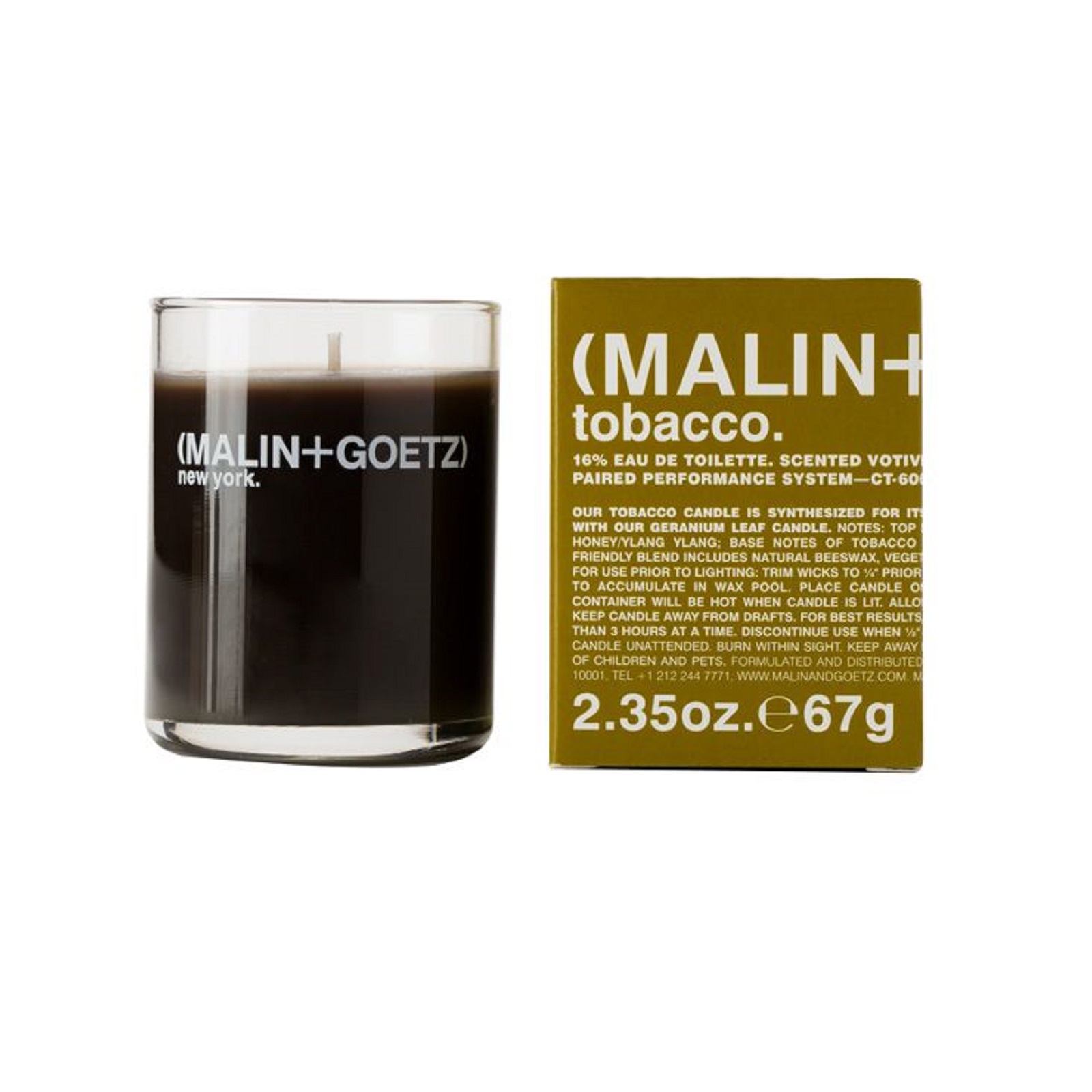 Malin Goetz Tobacco Votive Malin Goetz Tobacco Votive 67g