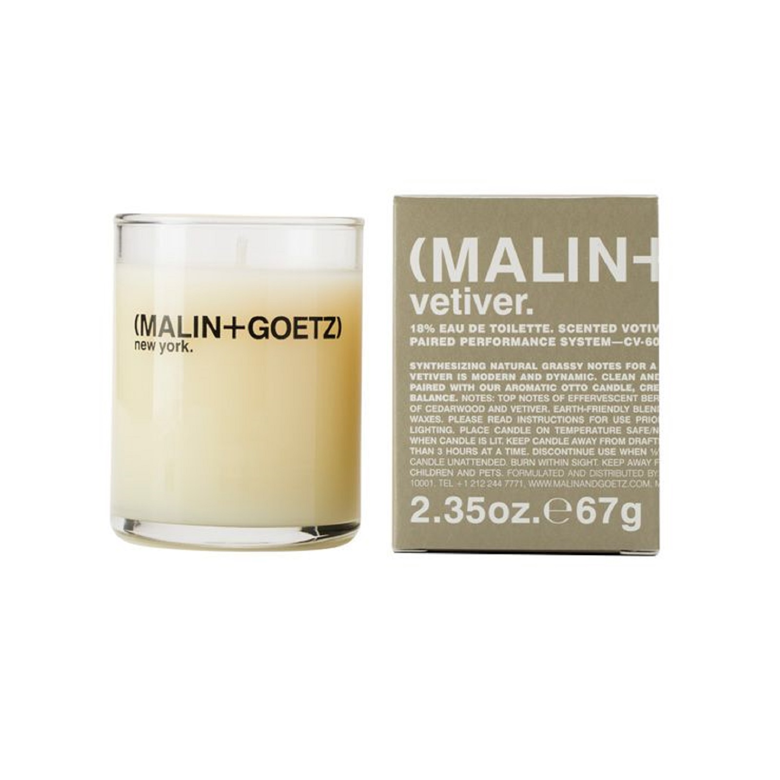 Malin Goetz Vetiver Votive Malin Goetz Vetiver Votive 67g