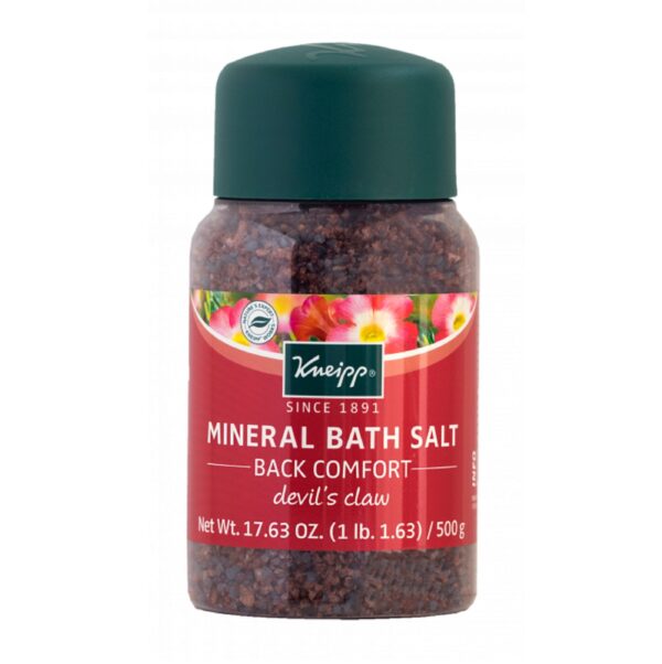 Kneipp Bath Salt Back Comfort Devils Claw 500g