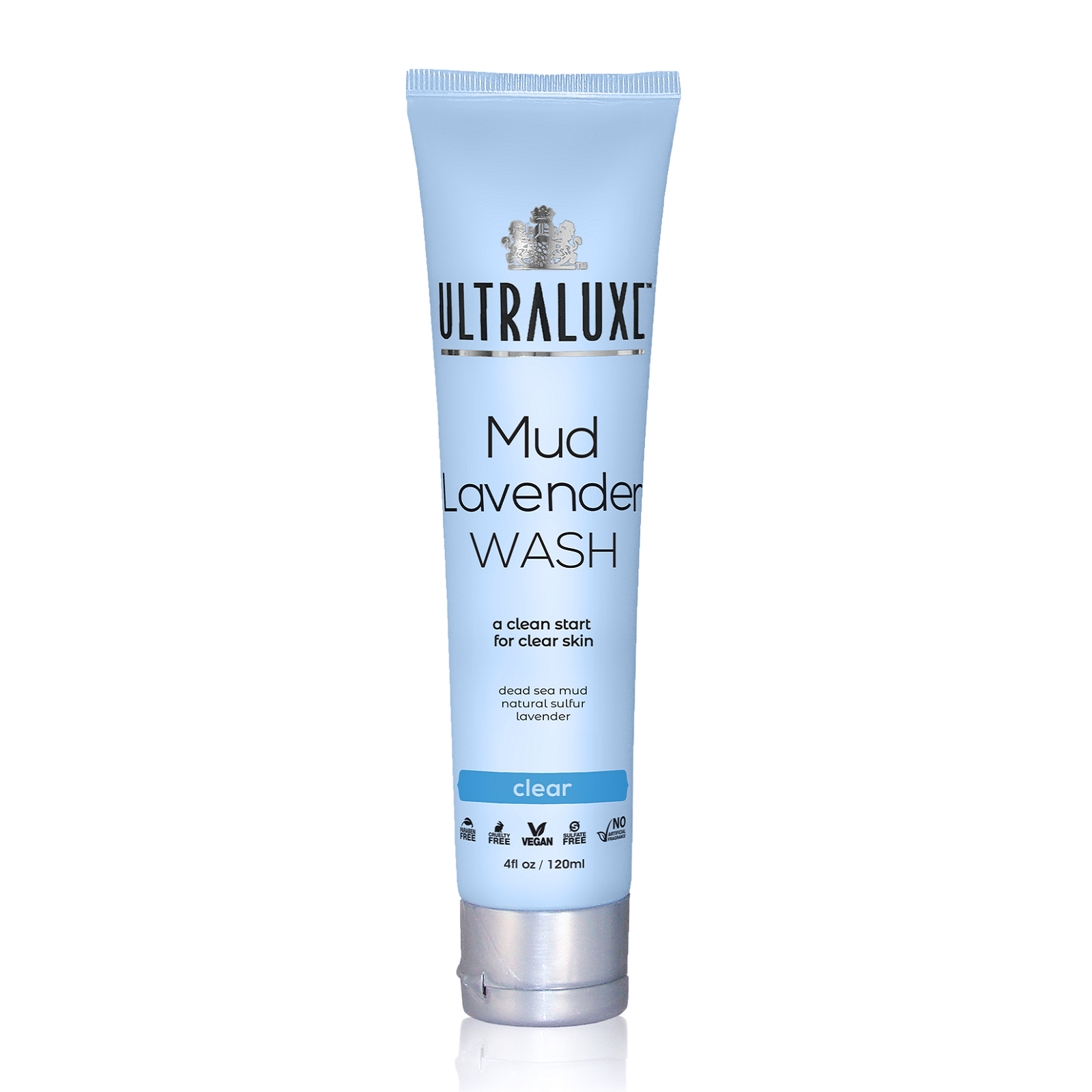 Ultraluxe Mud Lavender Wash-New (Paraben Free) Ultraluxe Mud Lavender Wash Clear